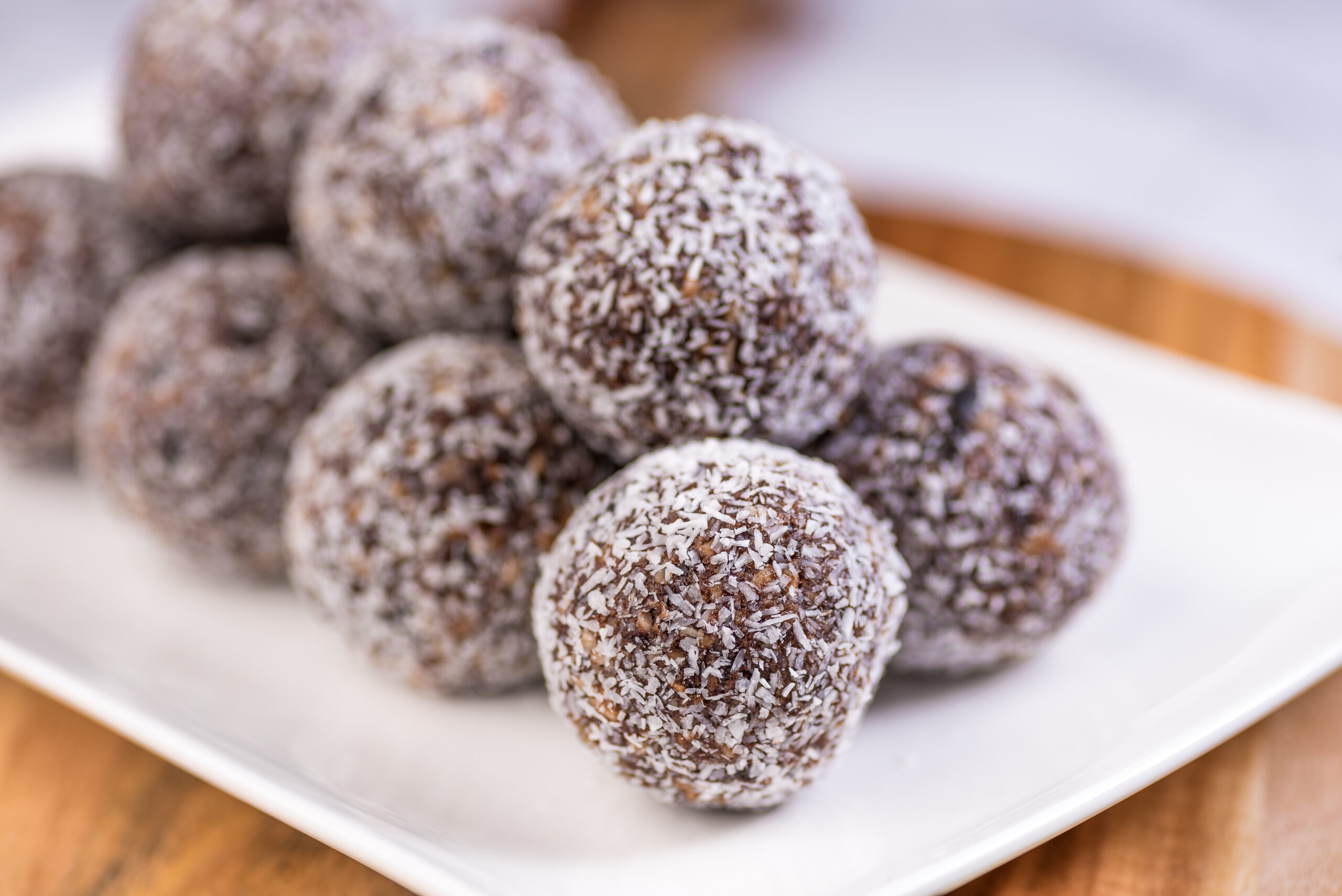 Choc Orange Crunch Protein Balls